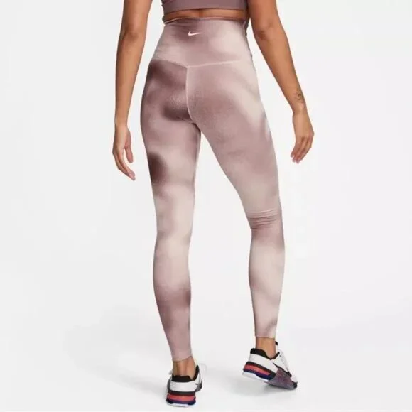 NWT Nike Women's One High-Rise Printed Leggings - Picture 2 of 5